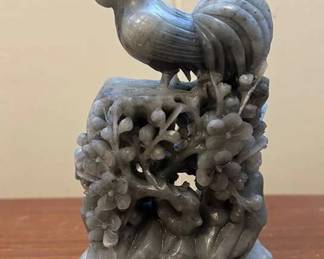 PPE274- Vintage Soapstone Rooster 