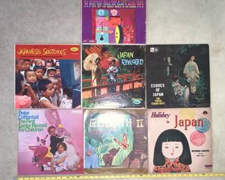 PPE095 Japanese Music and Children's Music Vinyls