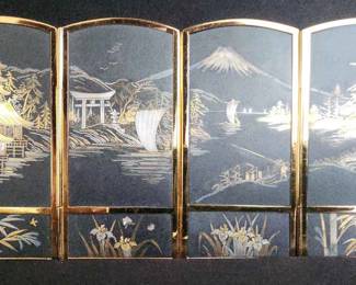 PPE100 - Damascene Miniature Folding Screen 