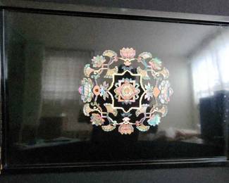 PPE177 - Serving Tray With Mother Of Pearl Inlay 