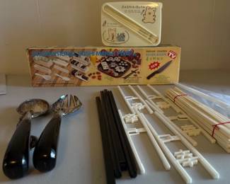PPE216 Vintage Serving Spoon Set Sushi Maker And More