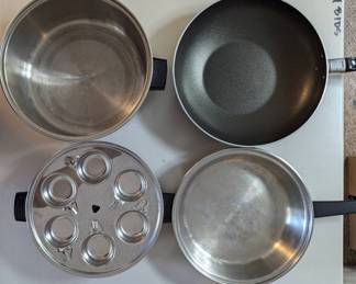 PPE080 Assorted Cooking Pots And Pans.