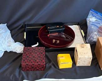 PPE350- Mystery Lot Of Lacquer Ware And More