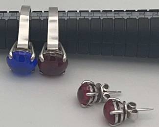 PPE401-Cabochon Rings & Earrings