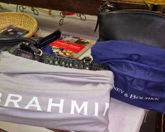 Braham and Dooney & Burke purses