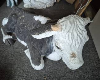Concrete cow