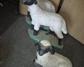 Vintage concrete. Sheep