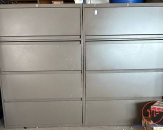 STEELCASE 4 Drawer Heavy Duty Filing Cabinets