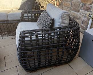 Aluminum Frame Rattan Style Outdoor Patio Set