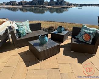 Outdoor Wicker Patio Set