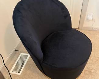 TOV Furniture Julia Black Velvet Chair