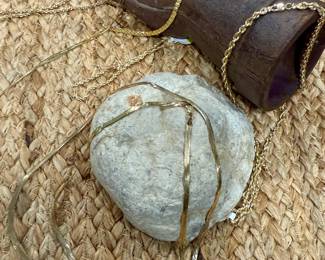 14kt Gold Necklaces and Bracelets