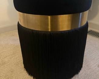 TOV Furniture Melody Tasseled Ottoman