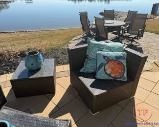 Outdoor Wicker Patio Set