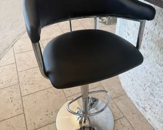 Faux Leather Adjustable Barstools