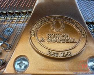 KOHLER & CAMPBELL Black Lacquered Baby Grand Piano