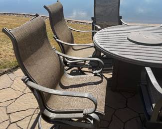 TROPITONE Outdoor Patio Set with Firepit Table