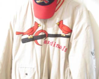 1934 St. Louis Cardinals Jacket, Reversible + Baseball Cap