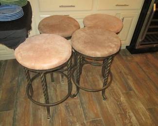 4-Bar Stools, Kitchen Counter Height