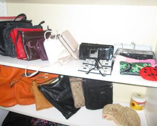 Purse Selections, Including "Coach" Cross-Body & Beaded Evening Bags