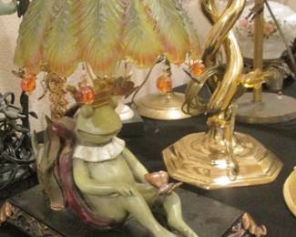 Whimsical Frog Table Lamp