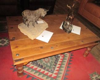 Rustic Coffee Table, 47" X 31" (Other Matching Pieces)