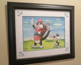 Framed Warner Bros. Looney Toons #117/500