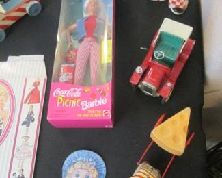 Coca Cola Picnic Barbie + Vintage Toys