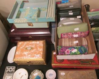 Jewelry Boxes, Sunglasses/Cases, Dresser Accessories