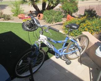 Ladies Bike, "Avalon" Dual Suspension/Helmet