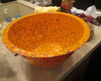Melamine Splatterware Bowl
