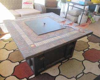 Fire Pit, Tile Surround, 44" X 44"