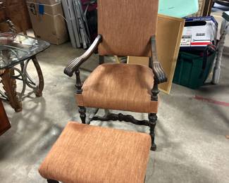 New Upolstered Vintage Chair