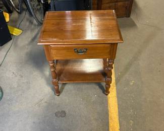 Wood night stand