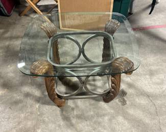 Glass Top Table