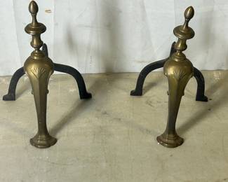 Brass Andirons