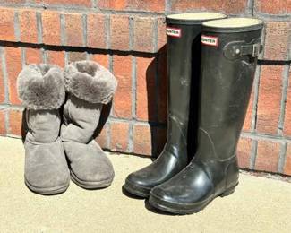 UGGs and HUNTERs