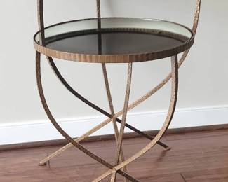 CRATE BARREL Nesting Mirrored Tables