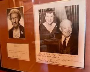 Signed Eisenhower Photo Document