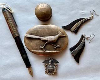 Vintage Pens, James Avery Buckle, & Sterling