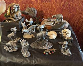 Pewter figures