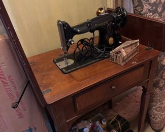 Antique Singer sewing machine