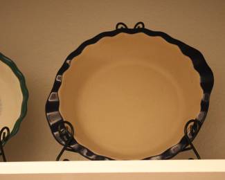 Pampered Chef Stoneware Pie Plate