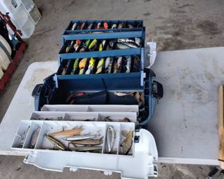 Plano Six Tray Tackle Box w/Contents