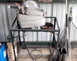 Double Burner Propane Fish Fryer