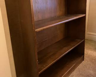 Vintage Wood Bookshelf