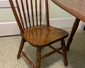 Wood Table with Chairs