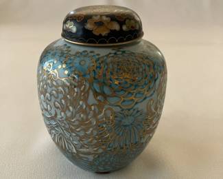 Vintage Porcelain Ginger Jar