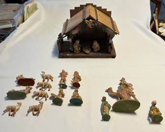 Vintage Nativity Set Made in Italy