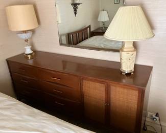 Vintage MCM Dresser with Mirror